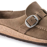 Women's Buckley Suede Leather Gray Taupe Medium/Narrow