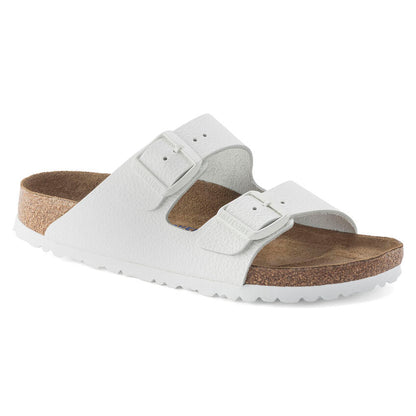 Unisex Arizona Soft Footbed Leather White Medium/Narrow