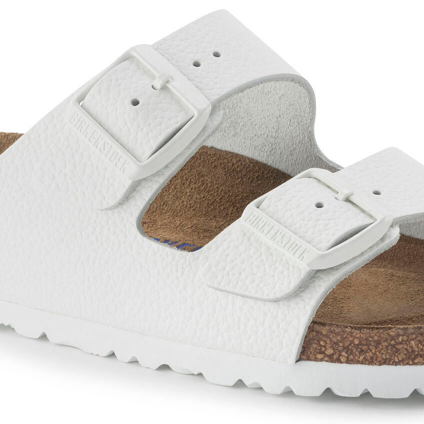 Unisex Arizona Soft Footbed Leather White Medium/Narrow