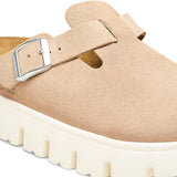 Unisex Boston Chunky Suede Leather Warm Sand Medium/Narrow