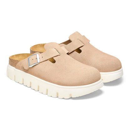 Unisex Boston Chunky Suede Leather Warm Sand Medium/Narrow