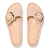 Women's Madrid Big Buckle Natural Leather Patent High Shine New Beige Medium/Narrow