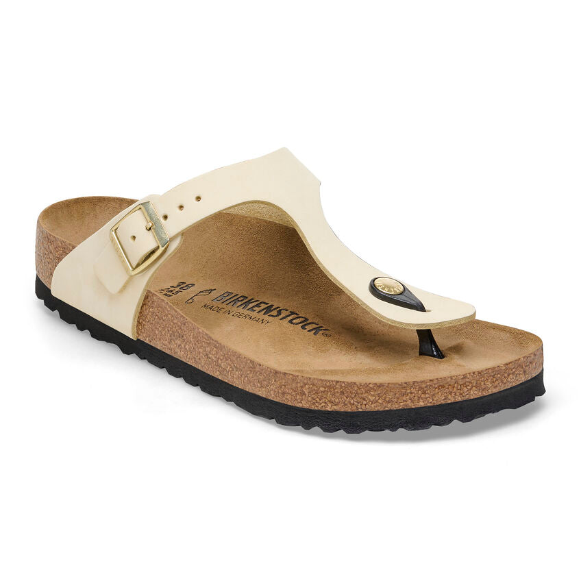 Women's Gizeh Nubuck Leather Ecru Regular/Wide