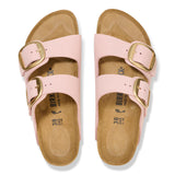 Women's Arizona Big Buckle Natural Leather Patent Soft Pink Medium/Narrow