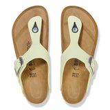 Women's Gizeh Big Buckle Nubuck Leather Faded Lime Regular/Wide