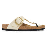 Women's Gizeh Big Buckle Nubuck Leather Ecru Regular/Wide