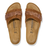 Women's Oita Braided Suede Leather Mink Medium/Narrow