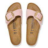 Unisex Madrid Big Buckle Natural Leather Patent  Soft Pink Medium/Narrow