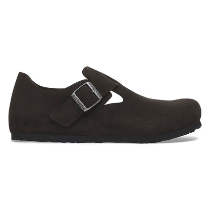 Unisex London Suede Leather Black Regular/Wide