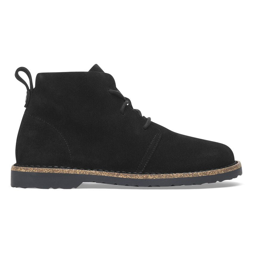 Men's Uppsala Mid Suede Leather Black Regular/Wide