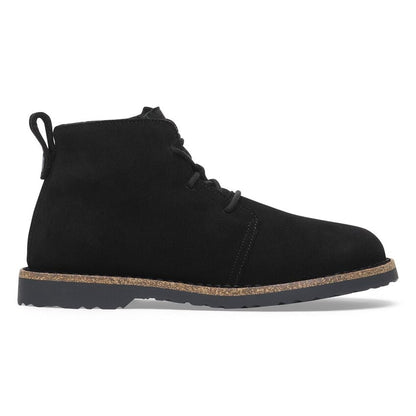 Uppsala Mid Shearling Suede Leather Regular/Wide Black