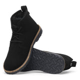 Uppsala Mid Shearling Suede Leather Regular/Wide Black