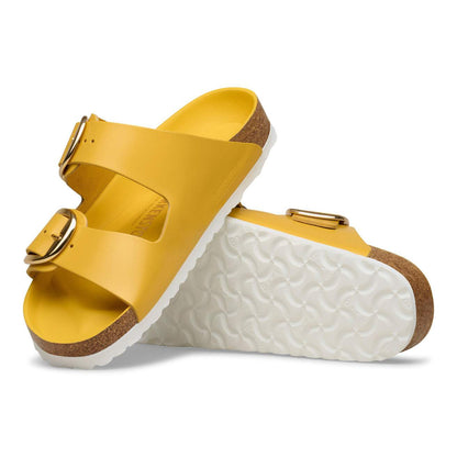 Women's Arizona Big Buckle Natural Leather Patent High-Shine Ochre