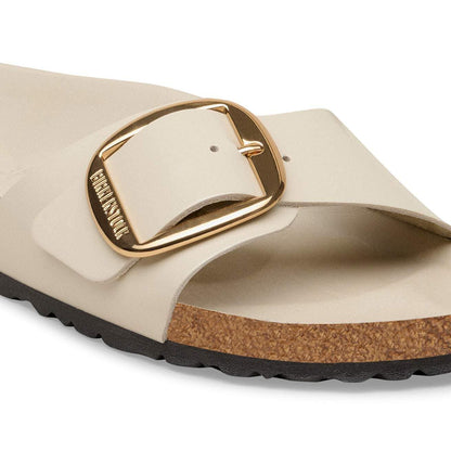 Women's Madrid Big Buckle Natural Leather Patent High-Shine Oyster Medium/Narrow