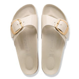 Women's Madrid Big Buckle Natural Leather Patent High-Shine Oyster Medium/Narrow