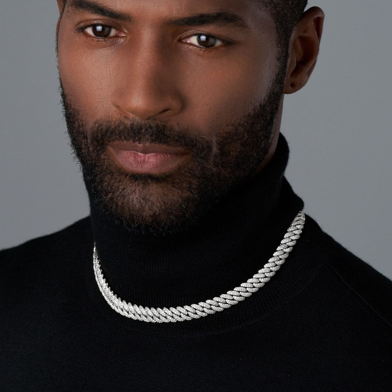 Iced Cuban Chain (Silver) - 10mm