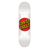 Santa Cruz Deck Classic Dot White 8.0" x 31.62"