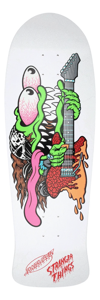 Santa Cruz x Stranger Things Meek Eddie Slasher Reveal Skateboard Deck - 10.1″