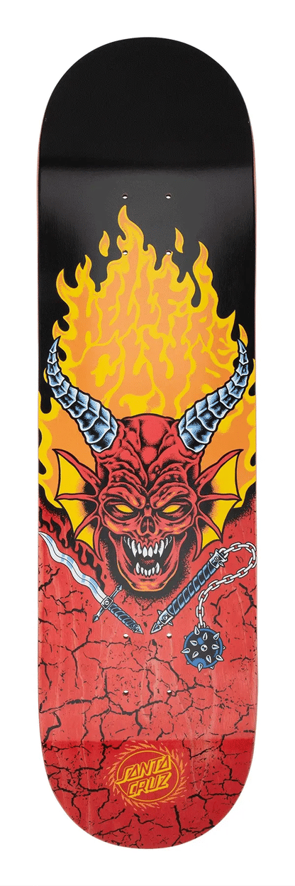 Santa Cruz x Stranger Things Hellfire Club Skateboard Deck - 8.25″