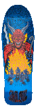 Santa Cruz x Stranger Things Skateboard Deck Knox Hellfire Pit 10.07" x 31.275"