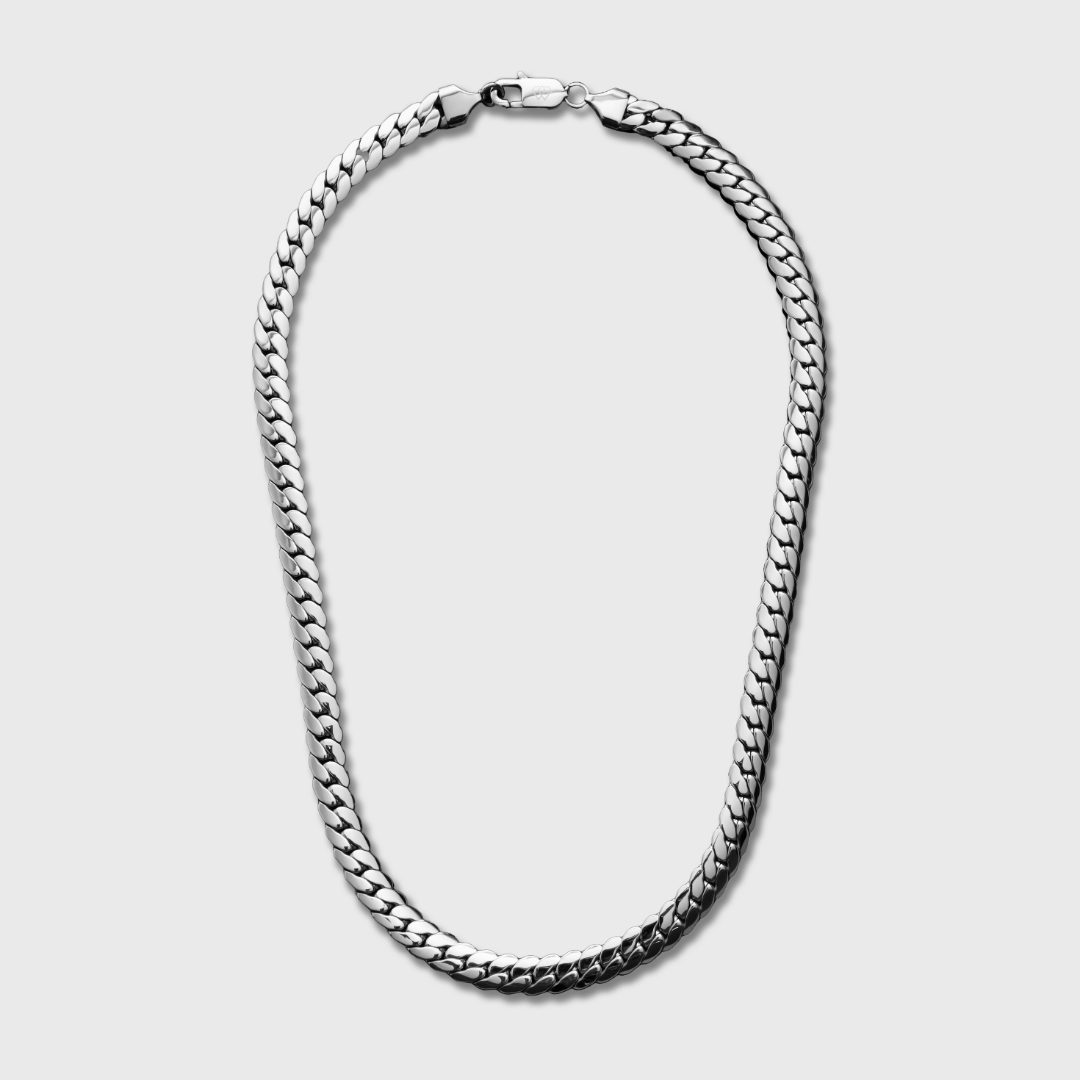 Miami Cuban Link Chain (Silver) - 8mm