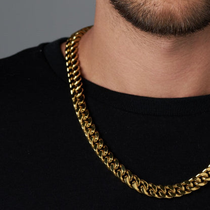 Cuban Link Chain (Gold) - 12mm