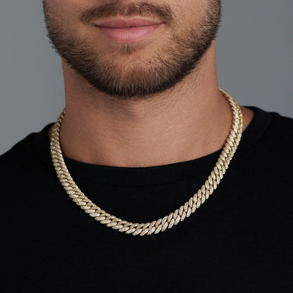 Iced Cuban Chain (Gold) - 10mm