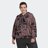 Women's adidas Future Icons Animal Print Hoodie (Plus Size)