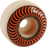 Spitfire Wheels F4 Classic Swirl 53mm 101a - White/Orange (Set of 4)