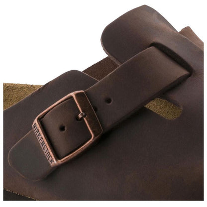 Unisex Boston Soft Footbed Oiled Leather Habana Regular/Wide