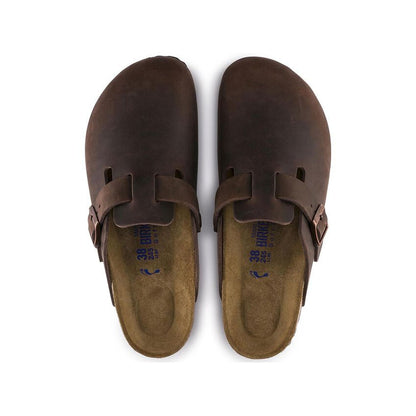 Unisex Boston Soft Footbed Oiled Leather Habana Regular/Wide