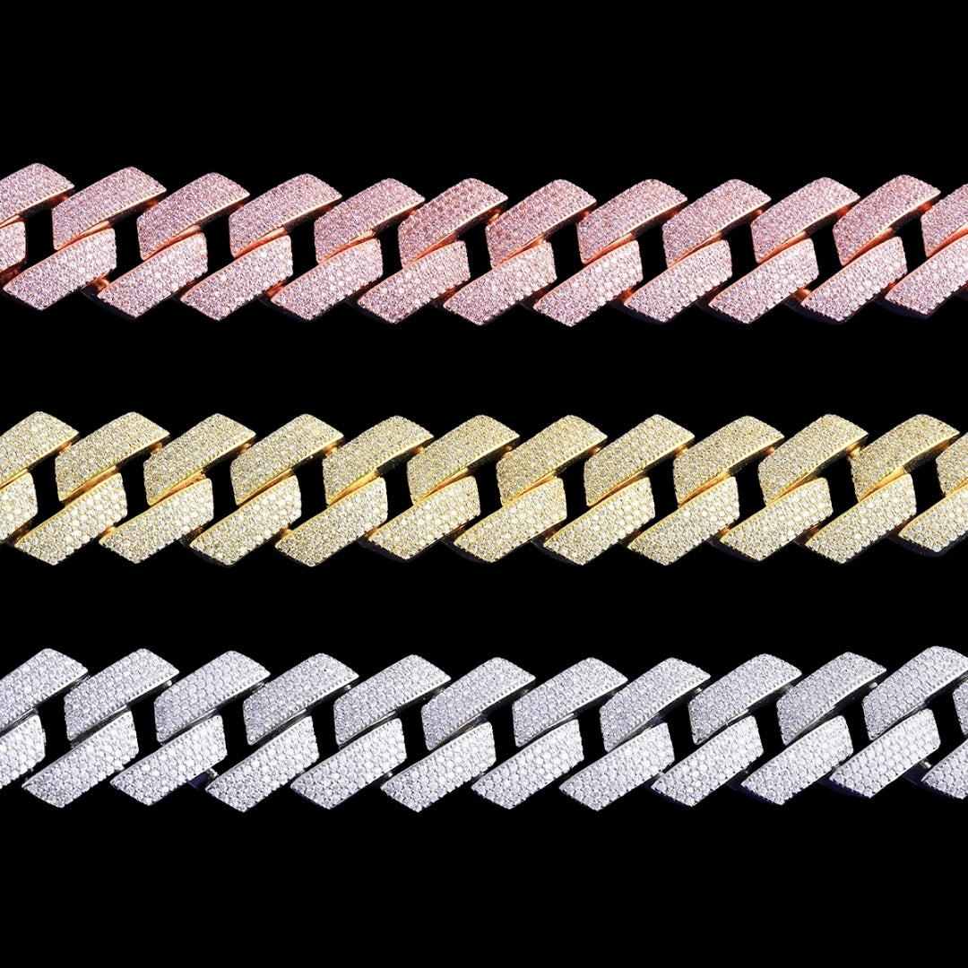 NEW | 22MM Precision Cut Iced Out Diamond Necklace Chain