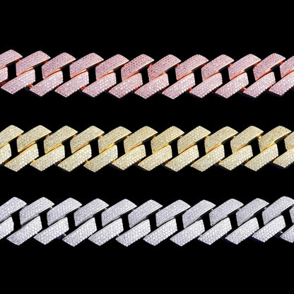 NEW | 22MM Precision Cut Iced Out Diamond Necklace Chain