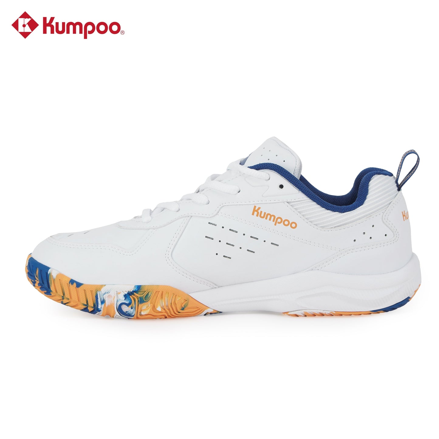 Kumpoo KH-E317 Badminton Shoe (White/Blue)