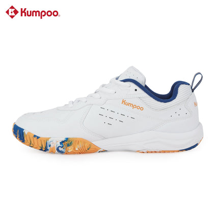 Kumpoo KH-E317 Badminton Shoe (White/Blue)
