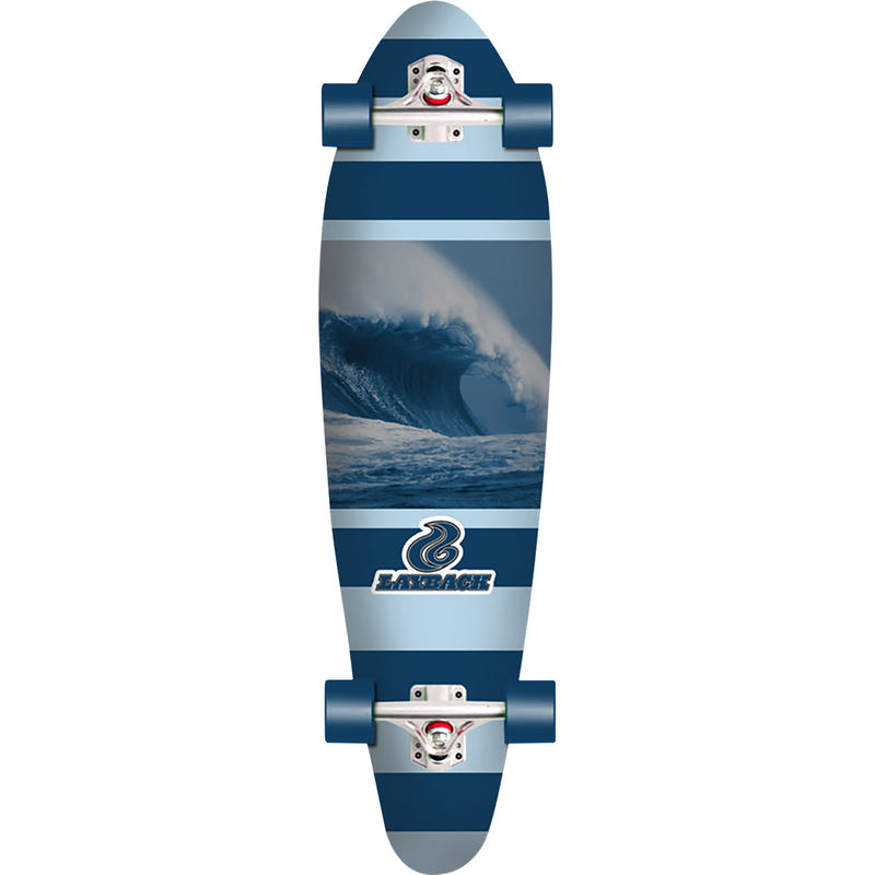 Layback Stormchaser Kicktail Longboard Complete - 9.75"