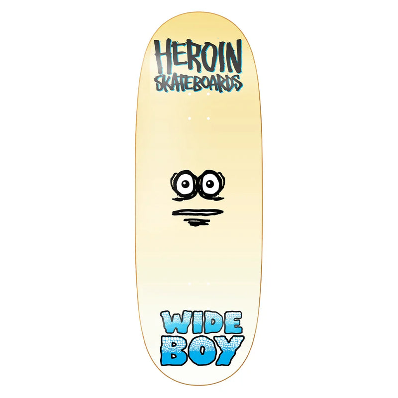 Heroin Wide Boy Face Skateboard Deck - 10.75"