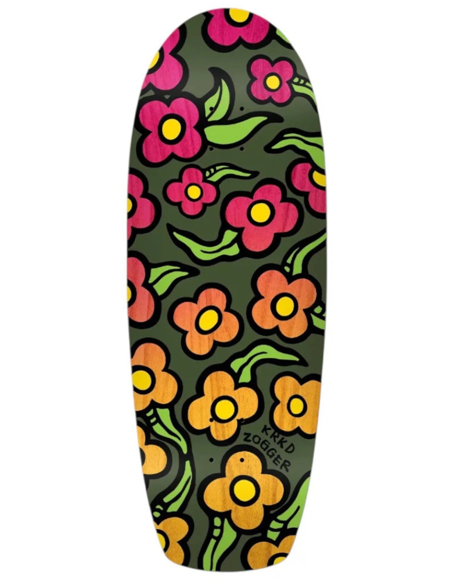 Krooked Zogger Wildstyle Skateboard Deck - 10.75"