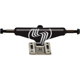 Silver M-Class Hollow Skateboard Trucks 8.5″ - Black/Silver (Set of 2)