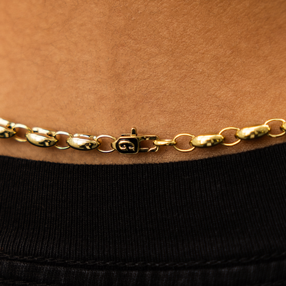 Valentina Chain in Yellow Gold- 7mm