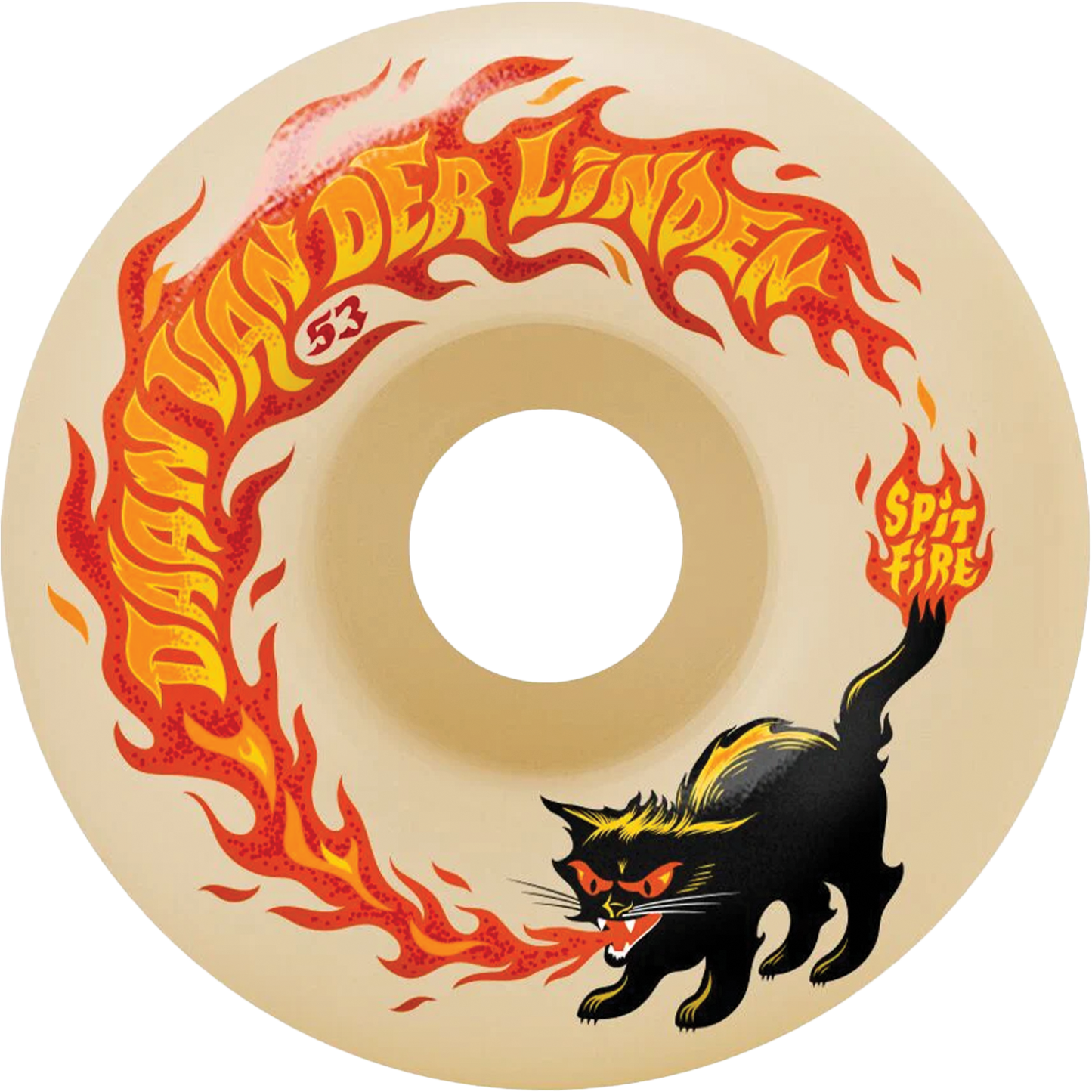 Spitfire Wheels Wester F4 Pyrocat 53mm 99a - Natural (Set of 4)