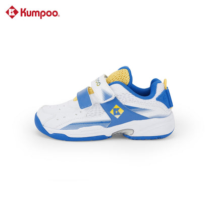 Kumpoo KHS-J20 Badminton Shoe(White/Blue)
