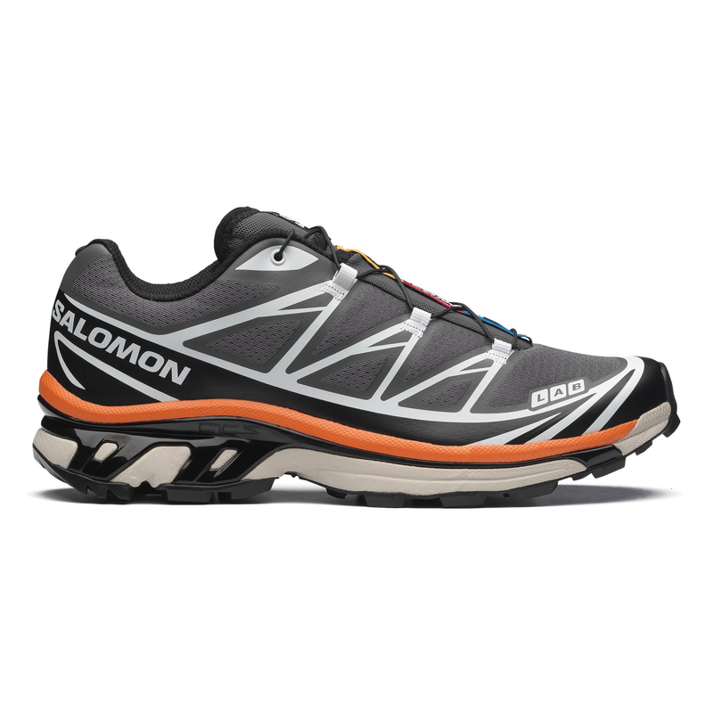 Salomon Men's XT-6 Pewter/Black/Turmeric