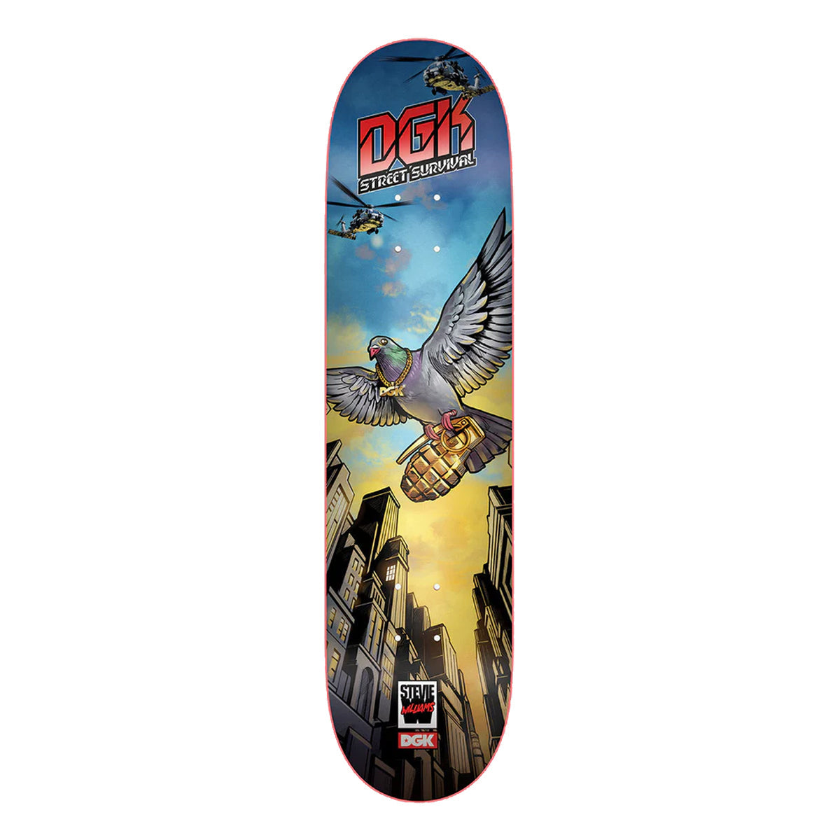 DGK Skateboard Deck Stevie Williams Flight 8.25" x 31.85"