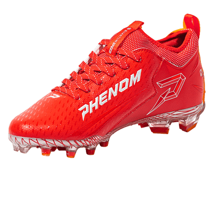 Phenom Elite Quantum Speed 2.0 Football Cleats - Red