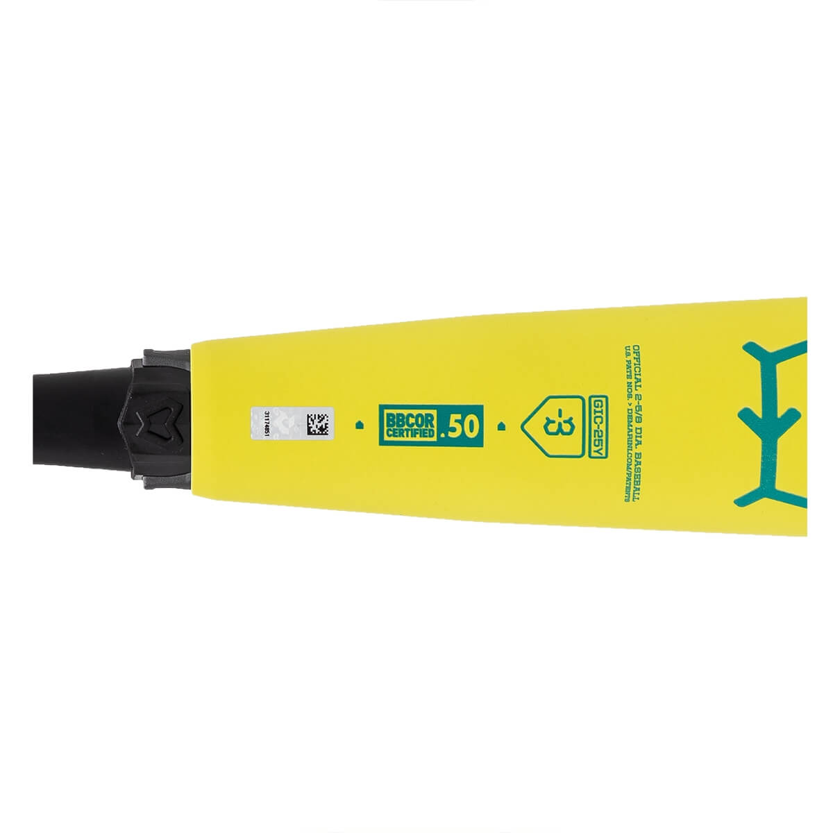 2025 DeMarini The Goods Shock Factor Neon Yellow BBCOR Baseball Bat: WBD2563010