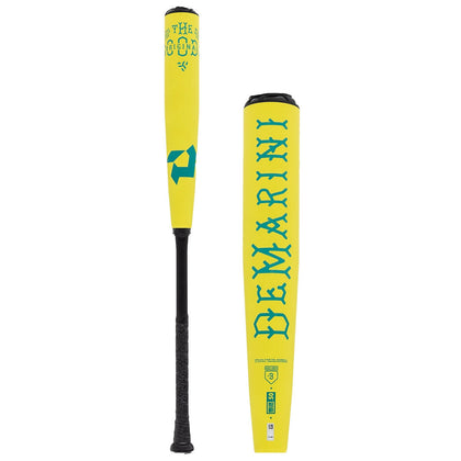 2025 DeMarini The Goods Shock Factor Neon Yellow BBCOR Baseball Bat: WBD2563010