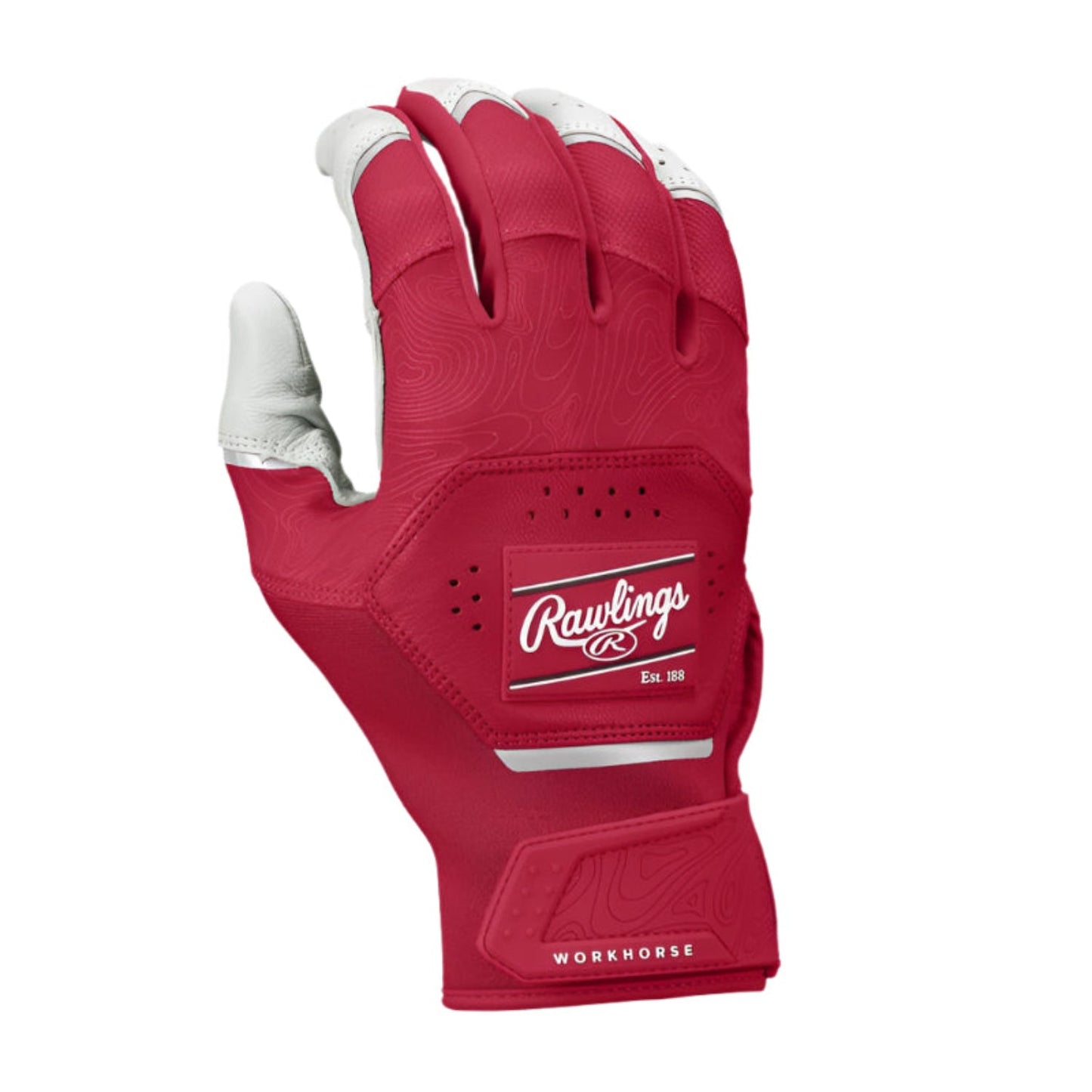 2025 Rawlings Workhorse Adult Baseball Batting Gloves - WH25BG