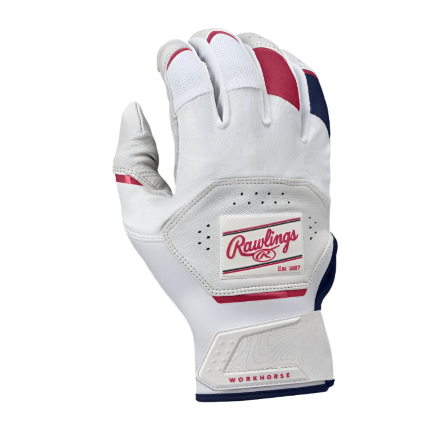 2025 Rawlings Workhorse Adult Baseball Batting Gloves - WH25BG