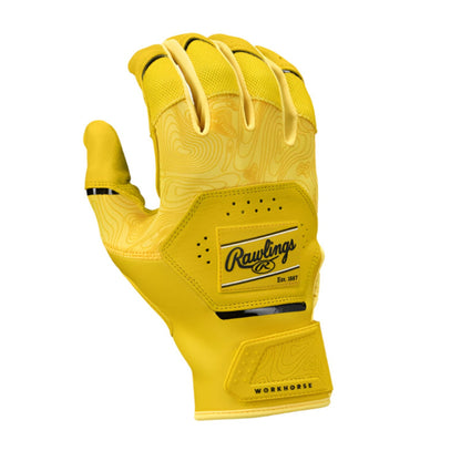 2025 Rawlings Workhorse Adult Baseball Batting Gloves - WH25BG